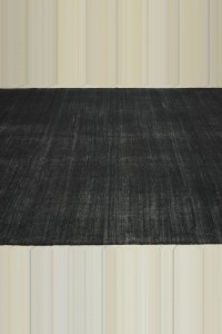 7.6x12 Plain Dark Brown Goat Hair Kilim Rug 233,350 - Goat Hair Rug $i