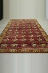 7x10.5 Sun Faded Red Sivas Kangal Rug. 213,322 - Turkish Carpet Rug  $i