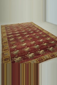 7x10.5 Sun Faded Red Sivas Kangal Rug. 213,322 - Turkish Carpet Rug  $i