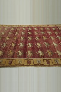 7x10.5 Sun Faded Red Sivas Kangal Rug. 213,322 - Turkish Carpet Rug  $i