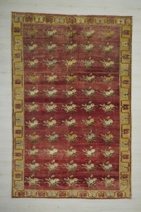 Turkish Carpet Rug 7x10.5 Sun Faded Red Sivas Kangal Rug. 213,322