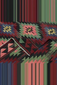 7x10 Large Old Turkish Kilim Rug. 217,316 - Turkish Kilim Rug  $i