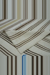 7x10 Minimalist Stripe Naturak Kilim Rug 217,287 - Turkish Natural Rug  $i