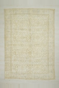 7x10 Seven Mountain Flower Pattern Oushak Rug. 210,305 - Oushak Rug $i