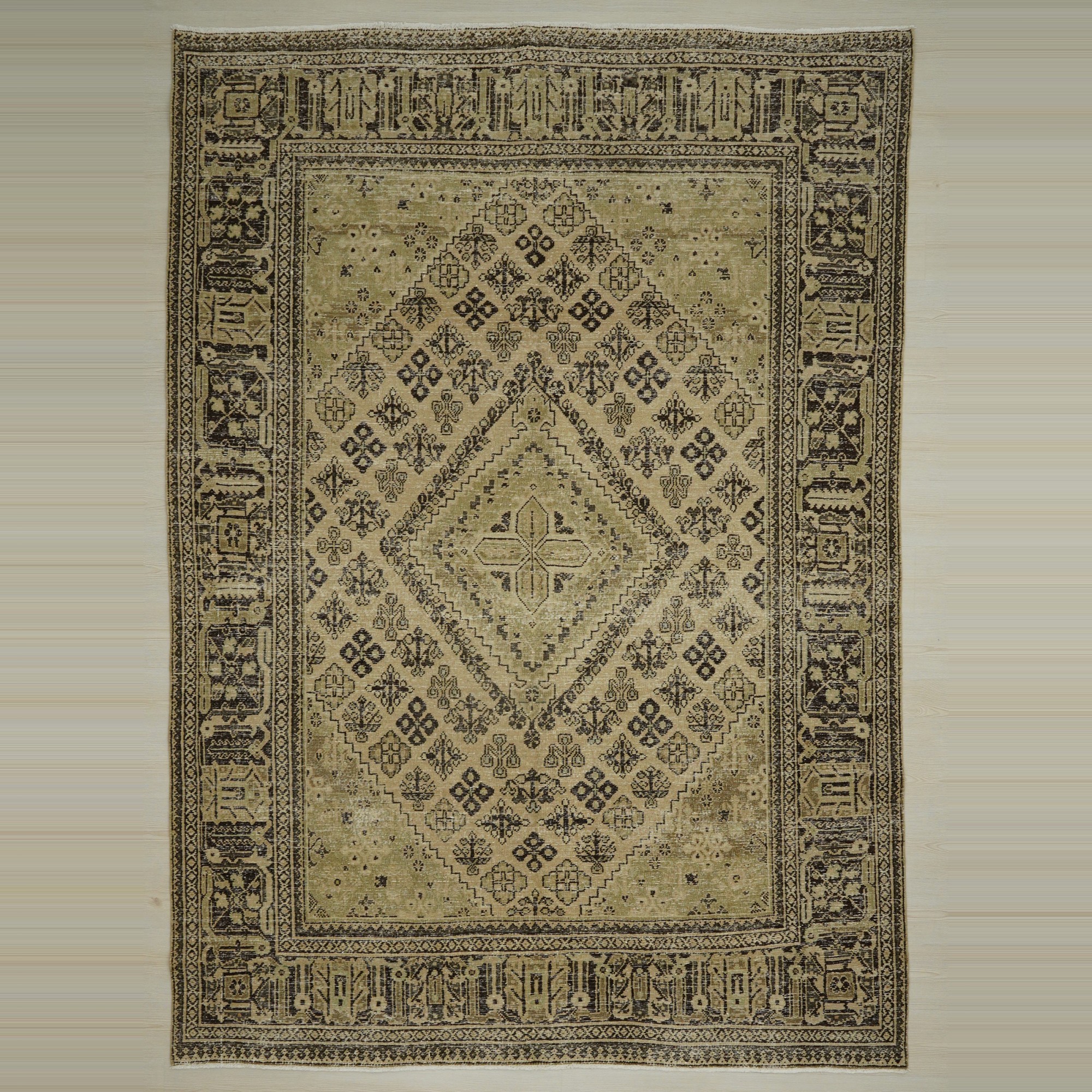 7x10 Vintage Persian Goruvan Rug 220,308 - Turkish Carpet Rug