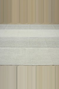 7x10 White And Gray Flat Weave Kilim Rug 226,310 - Grey Turkish Rug  $i