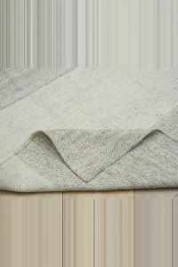 7x10 White And Gray Flat Weave Kilim Rug 226,310 - Grey Turkish Rug  $i