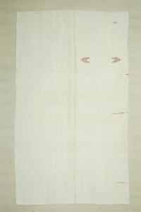 Turkish Hemp Rug 7x11 Feet Arrow Embrodiery on Hemp Rug 197,336