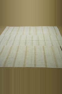 7x11 Modern Striped Hemp Kilim Rug 227,320 - Turkish Hemp Rug $i