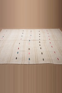 7x11 Striped Hemp Kilim Rug. 200,348 - Turkish Hemp Rug $i