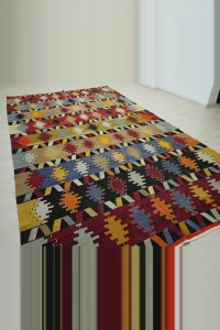 7x12 Old Flat Weave Turkish Kilim Rug 213,376 - Turkish Kilim Rug  $i