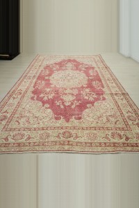 7x12 Vintage Oushak Rug 218,350 - Oushak Rug $i