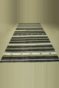 7x13 Minimalist Decor Naturel Kilim Rug. 204,381 - Turkish Natural Rug $i