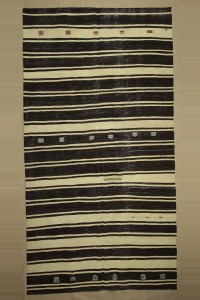 Turkish Natural Rug 7x13 Minimalist Decor Naturel Kilim Rug. 204,381