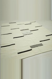7x8 Minimalist Decor Stripe Kilim Rug. 202,255 - Turkish Natural Rug  $i