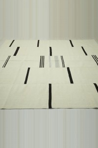 7x8 Minimalist Decor Stripe Kilim Rug. 202,255 - Turkish Natural Rug  $i