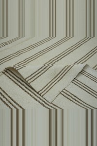 7x9 Feet Nomadic Striped Turkish Rug 223,268 - Turkish Natural Rug  $i