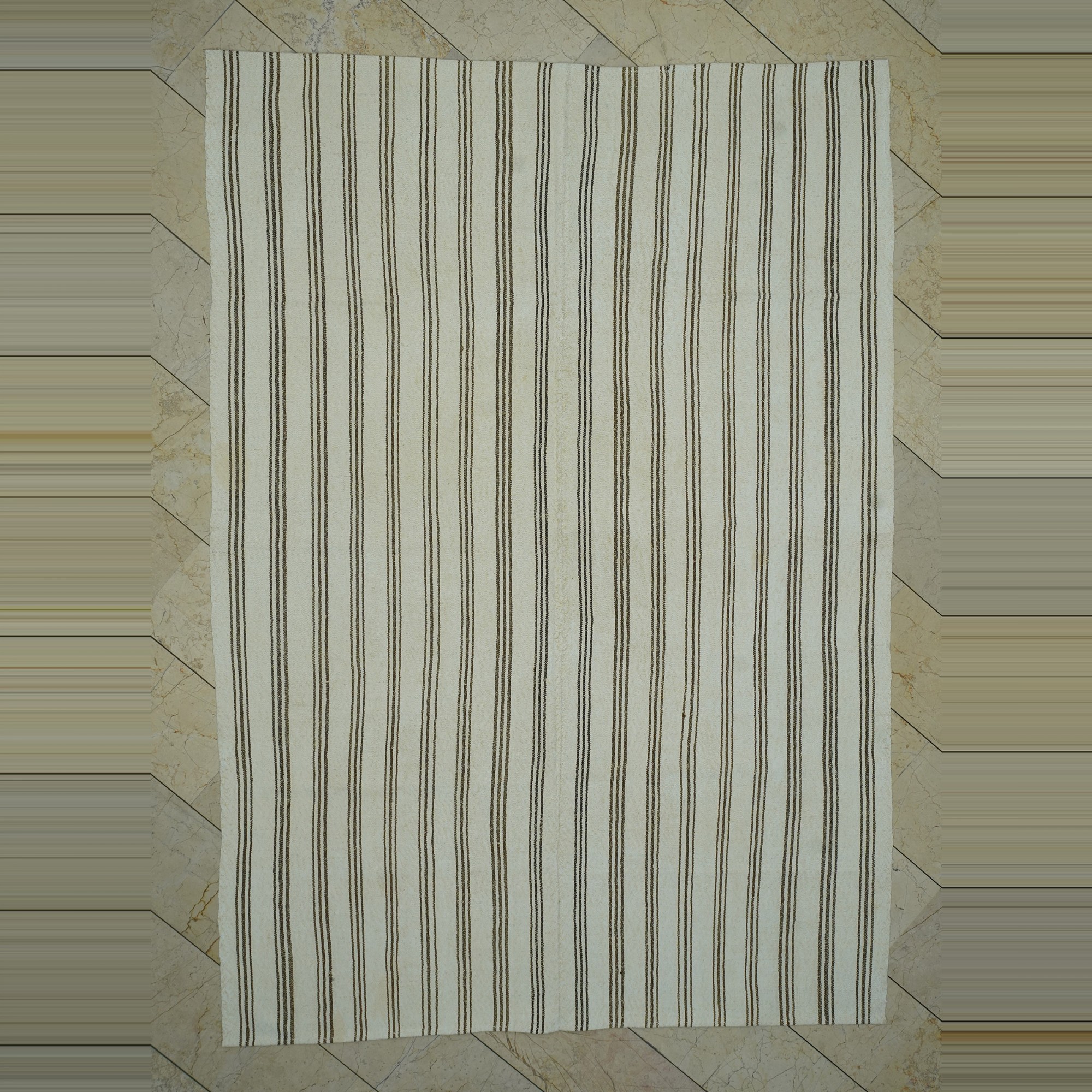 7x9 Minimalist Decor Turkish Area Rug 198,285 - Turkish Natural Rug