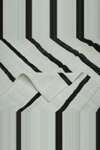 7x9 vintage stripe handmade turkish hemp kilim rug 206,268 - Turkish Hemp Rug $i