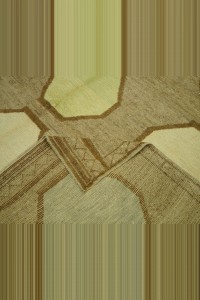 8x10 Karz Pattern Natural Oushak Rug. 253,304 - Turkish Carpet Rug  $i