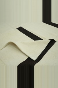 8x10 Mid Century Modern Stripe Kilim Rug 242,306 - Turkish Natural Rug $i