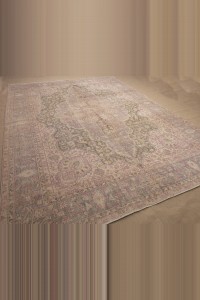 8x11 Antique Vintage Oushak Carpet Rug 253,348 - Oushak Rug  $i