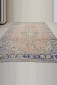 8x11 Nineteen Century Antique Oushak Rug. 238,324 - Oushak Rug $i