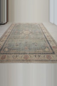 8x11 Persian Pattern Gray Oushak Rug 243,342 - Oushak Rug $i