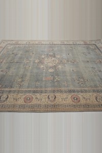 8x11 Persian Pattern Gray Oushak Rug 243,342 - Oushak Rug $i