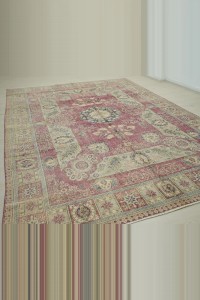 8x12 Mid Century Antique Oushak Rug. 249,352 - Oushak Rug $i