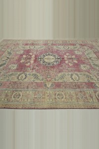8x12 Mid Century Antique Oushak Rug. 249,352 - Oushak Rug $i