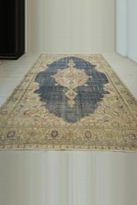 8x12 Vintage Isparta Carpet Rug 232,363 - Oushak Rug $i