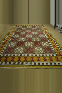 8x13 Colurful Oushak Rug. 250,390 - Turkish Carpet Rug  $i