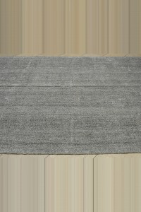 8x9 Plain Natural Gray Turkish Kilim Rug  236,286 - Grey Turkish Rug  $i