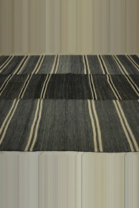 9x10 Striped Pattern Goat Hair Kilim Rug. 265,315 - Goat Hair Rug $i