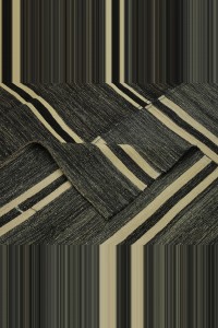 9x10 Striped Pattern Goat Hair Kilim Rug. 265,315 - Goat Hair Rug $i