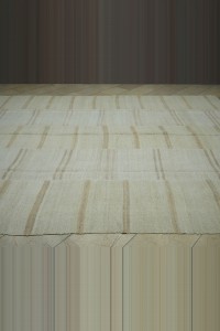 9x11 Oversize Stripe Pattern Hemp Kilim Rug. 266,330 - Turkish Hemp Rug $i