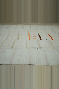 9x12 Modern Stripe Hemp Kilim Rug. 275,370 - Turkish Hemp Rug $i