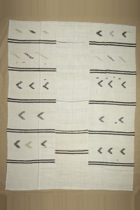 9x12 Modern Stripe Pattern Hemp Kilim Rug 285,370