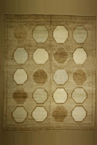 9x12 Natural Wool Karz Carpet Rug. 280,355 - Turkish Carpet Rug  $i