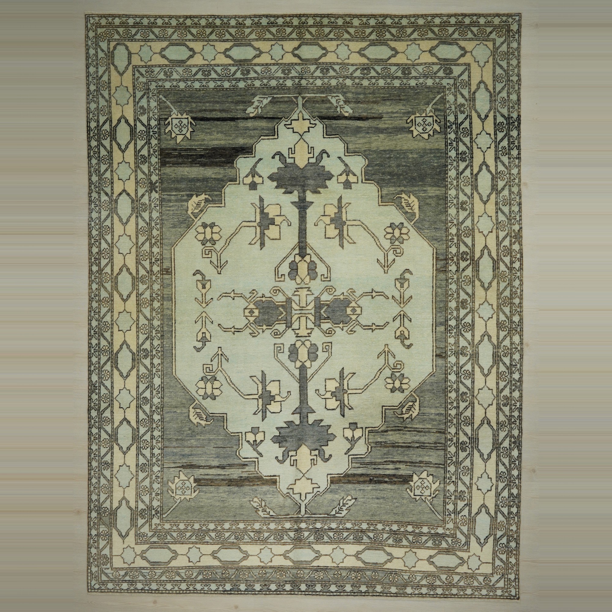 9x12 New Collection Oushak Carpet Rug 275,367 - Turkish Carpet Rug
