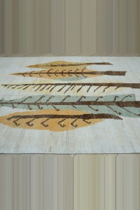 9x12 Pine Tree Hemp Rug 274,353 - Turkish Carpet Rug  $i