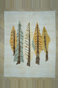 9x12 Pine Tree Hemp Rug 274,353