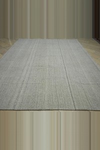 9x12 Plain Gray Flat Weave Kilim Rug. 281,370 - Grey Turkish Rug $i