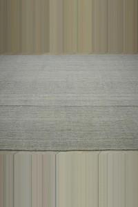 9x12 Plain Gray Flat Weave Kilim Rug. 281,370 - Grey Turkish Rug $i