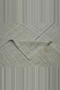 9x12 Plain Gray Flat Weave Kilim Rug. 281,370 - Grey Turkish Rug $i