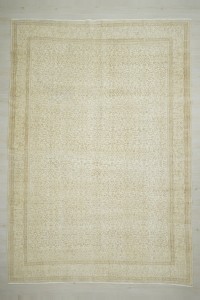 9x12 Seven Mountain Flower Pattern Oushak Rug 260,370 - Oushak Rug $i