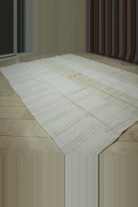 9x12 Vintage Turkish Hemp Kilim Rug 274,370 - Turkish Hemp Rug $i