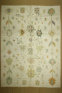 9x12 White Hemp Oushak Carpet Rug. 274,371