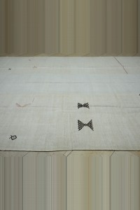 9x13 Vintage Handmade Turkish Hemp Kilim Rug. 273,402 - Turkish Hemp Rug $i